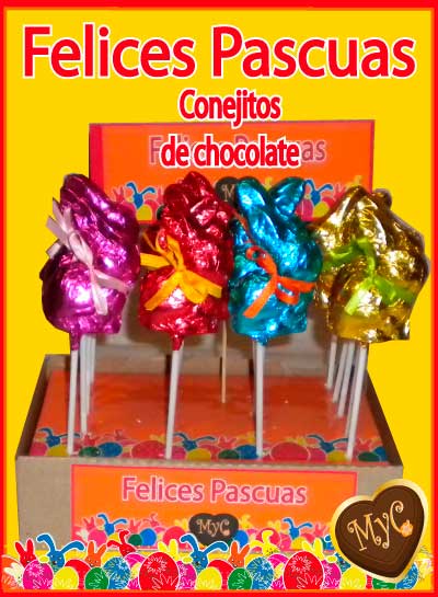 paletas chocolate pascua